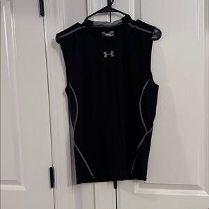Under Armour Black and Gray Compression Top